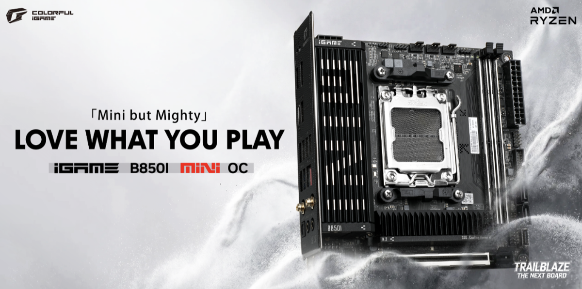 COLORFUL Luncurkan iGame B850I MINI OC, Motherboard SFF Khusus Overclocking