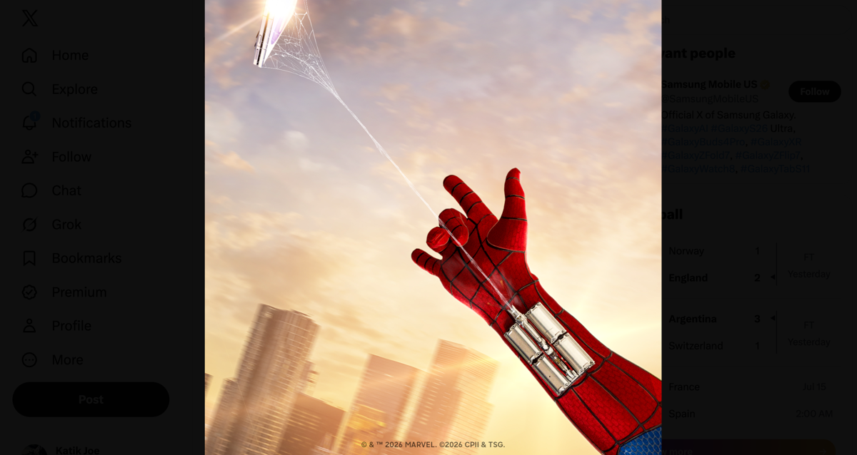 Galaxy Unpacked 2026 Makin Dekat, Samsung Pancing Rasa Penasaran dengan Teaser Spider-Man